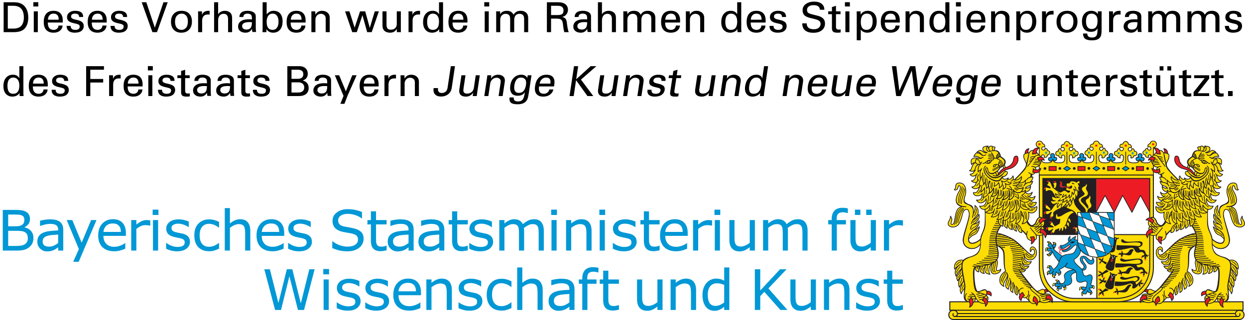 Logo des Bayerischen Staatsministeriums für Wissenschaft und Kunst
